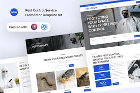 Pestspark – Pest Control Service Elementor Template Kit