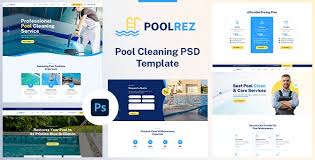 Poolrez – Pool Cleaning Services Elementor Template Kit