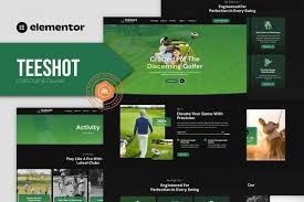 Teeshot – Golf Club & Course Elementor Template Kit