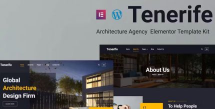 Tenerife – Architecture Agency Elementor Template Kit