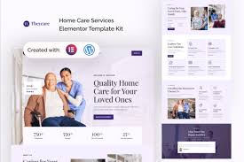 Theycare – Home Care Services Elementor Template Kit