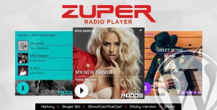 Zuper – Shoutcast and Icecast Radio Player With History