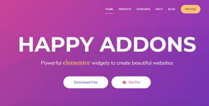 Happy Elementor Addons Pro + Activated Free Version