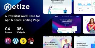 Metize – Landing Page WordPress Theme