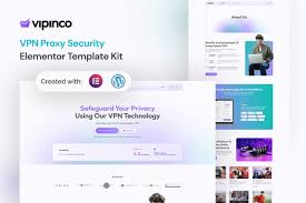 Vipinco – VPN Proxy Security Elementor Pro Template Kit
