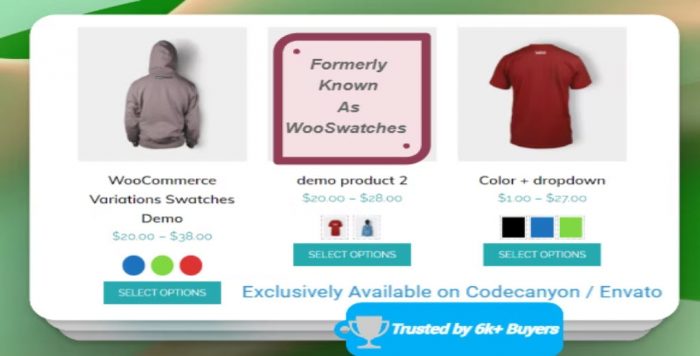 WooCommerce Color or Image Variation Swatches