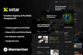 Xstar – Creative Agency & Portfolio Template Kit