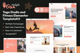 Yoga Delight – Yoga Studio & Fitness Elementor Template Kit
