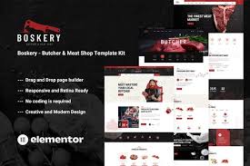 Boskery – Butcher & Meat Shop Template Kit