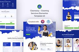 Cleanasoy – Cleaning Services Elementor Template kit