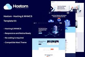 Hostom – Hosting & WHMCS Elementor Template Kit