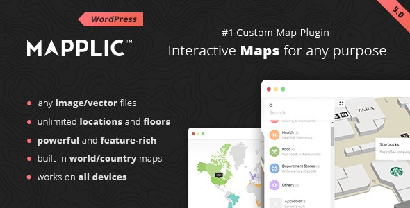 Mapplic – Custom Interactive Map WordPress Plugin
