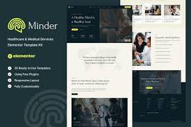 Minder – Mental Health & Therapy Elementor Template Kit