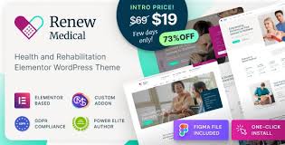 Renew Medical – Physiotherapy Rehab Clinic Theme