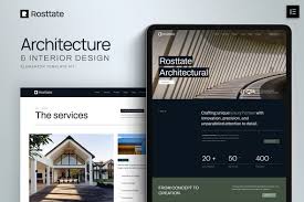 Rosttate – Architecture & Interior Design Elementor Template Kit