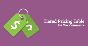 Tiered Pricing Table for WooCommerce