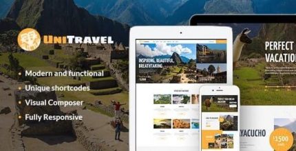 UniTravel – Travel Agency & Tourism Bureau Theme