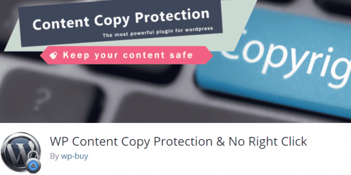 WP Content Copy Protection & No Right Click (PRO)