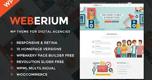 Weberium – Digital Agency and SEO WordPress Theme