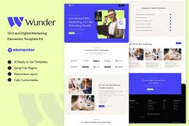 Wunder – SEO & Digital Marketing Elementor Template Kit