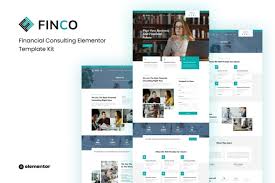 Finco – Financial Consulting Elementor Template Kit