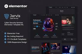 Jarvis – Cyber Security Services Elementor Template Kit