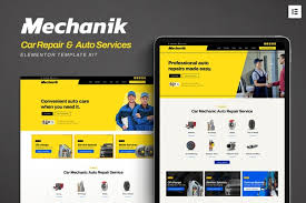 Mechanik – Car Repair & Auto Services Elementor Template Kit