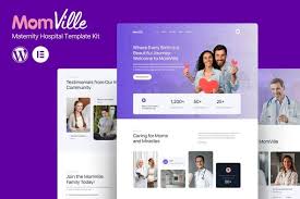 MomVille – Maternity Hospital Elementor Kit Template