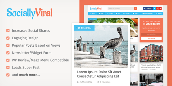 MyThemeShop SociallyViral – WordPress Theme