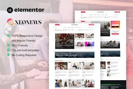 NeoNews – News & Magazine Elementor Template Kit