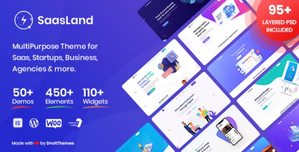 SaasLand – MultiPurpose Theme for Startup