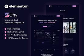 Soffy – Software & SaaS Elementor Template Kit