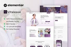 Vitalease – Health Care & Medical Elementor Template Kit