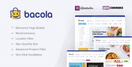 Bacola – Grocery Store and Food eCommerce Theme