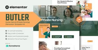 Butler – Home Care & Private Nursing Elementor Template Kit