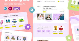 HoneyBae – Baby Shop Ecommerce Elementor Pro Template Kit