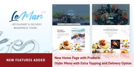 LeMar – Seafood Restaurant WordPress Theme