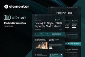 Otodrive – Modern Car Workshop Elementor Template Kit