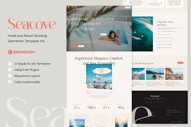 Seacove – Hotel and Resort Booking Elementor Template Kit