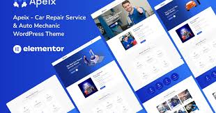 Apeix – Car Repair Service & Auto WordPress Theme