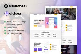 Clickora – Digital Marketing Agency Elementor Template Kit