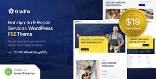 Gladfix – Handyman & Repair Services WordPress The