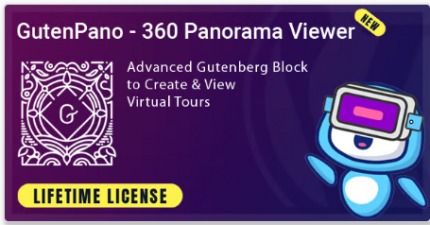 GutenPano – 360 Panorama Viewer for Gutenberg