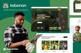 Kebonan – Landscape & Gardening Service Elementor Template Kit