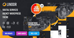 Linoor – Digital Agency Services WordPress Theme