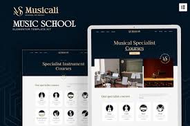 Musicali – Music School Elementor Template Kit