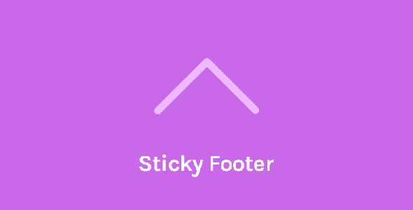 OceanWP Sticky Footer