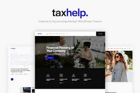 Tax Help – Finance & Business Accounting Adviser Theme