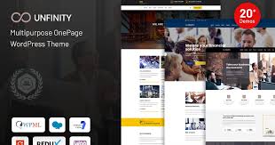 Unfinity – One Page WordPress Theme