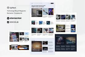 UpNext – Technology Blog & Magazine Elementor Template Kit